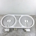 Dual Electric Burner Bridge 4400W Oem Cooktop 191D1681P005 Tested -17"X8"USED. Fixed Price $144.99.