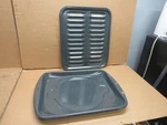Whirlpool Range Broil Pan + Insert Set Part # 3196076 3195996. Fixed Price $39.98.