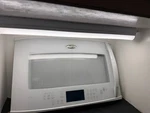Whirlpool White Microwave Full Door Assy 8206151, W10115585, 8206161, 8206140. Fixed Price $150.00.