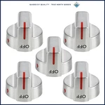 Round Stainless Steel Stove Knobs Set For Kitchen Gas Oven Replacement. Fixed Price $103.14.