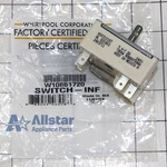 Whirlpool Range Surface Element Switch W10861720. Fixed Price $78.99.