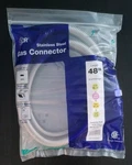 Ldr Stainless Steel Gas Connector 48" 509 1548MXM 5/8" Od. Fixed Price $11.99.