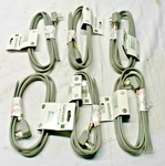 Lot Of 6 Ul Certified Dishwasher Electrical Power Cords 3 Prong - Ft.. Fixed Price $14.00.