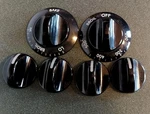 6 Frigidaire Electric Range Stove Burner Oven Control Selector Knobs 0251. Fixed Price $25.00.