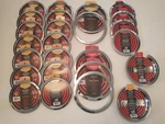 Stanco 25PCS Wholesale Lot Electric Range Trim Rings & Reflector Pans Chrome. Fixed Price $32.00.