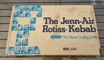 Jenn-air Model A311 Rotisserie Kebab Grill Set Used Once. Fixed Price $48.00.