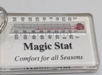 Magic Stat Comfort All Seasons Promo Keychain. Fixed Price $13.61.