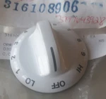 Knob White Control 316108906. Fixed Price $14.39.