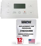 Frigidaire 316354400 Replacement Range/stove/oven White Clock Overlay. Fixed Price $16.99.