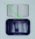 Wolf DF48 Blue Broiler Pan And Rack 18" Inch Genuine Usa Accessory. Fixed Price $175.92.