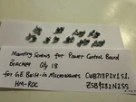 Small Screws Power Control Panel For Ge Monogram ZSB9232N2SS Microwave Oven Roc. Fixed Price $7.58.