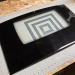 Jenn-air Oem Curved Oven Door Glass Black 74005618 29-3/4" X 17-1/2" #2. Fixed Price $199.95.