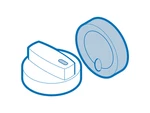 Ge WB03X29393 8" Selector Knob Assembly Replacement. Fixed Price $28.24.