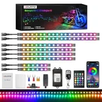 Motorcycle Magic-rgb Led Light Kits With Brake Turn Signal, Chasing 8PCS. Fixed Price $47.19.