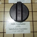 Thermador Burner Knob Blk 00415382, 14-39-715, Satisfaction Guarantee!. Fixed Price $39.95.