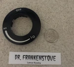 Thermador SGCS365RS Cooktop Knob Bezel Ring , 20-02-476-01 Black 00414776. Fixed Price $23.99.