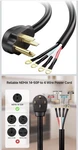 Utilitech 6 Ft Range Cord Nema 14-50P 50A 250V 12500W Electric Oven Ev. Fixed Price $19.99.