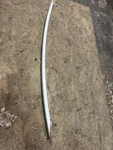 31689502L Amana Range Handle White Wscrews. Fixed Price $20.00.