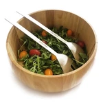 Jean-patrique Large Wooden Salad & Serving Utensils 10 Inch Bowl, Spoon. Fixed Price $44.99.