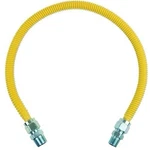 New Brasscraft Gas Connector 24" X 3/8 Od Hose For Space Heater, Dryer. Fixed Price $14.95.