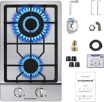 Built-in Gas Cooktop Propane Stove 12 Burner Dual Fuel Stainless Steel. Fixed Price $151.24.