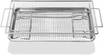 Air Fryer Basket And Tray Replacement Parts For Samsung 30'' Oven 304 Stainless. Fixed Price $54.95.