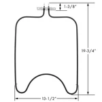 Oven Bake Element For Frigidaire 5309950887 202-871896-001 454168 ERB979. Fixed Price $30.59.
