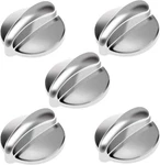 Chrome Cooktop Surface Burner Knob Set WB03K10303 Ge JGB908SEL3SS PGB975SEM1SS. Fixed Price $32.99.