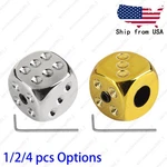 1/2/4PCS Dice Shape 6MM Solid Shaft Pot Guitar Control Knobs For Electric. Fixed Price $12.99.