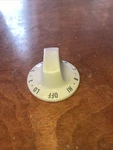 8272803 Kenmore Range Control Knob. Obsolete. White. KIP5B05. Fixed Price $7.15.