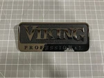 Oem PE010030 Viking VCSB5423SS01 Refrigerator Professional Logo Black 6. Fixed Price $79.99.