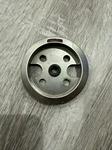 Monogram Range Burner Knob Bezel Ss W/lens WB07K10299, 1473407#100053. Fixed Price $45.00.