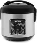 Aroma 8-CUP (cooked) Rice & Grain Cooker, Steamer, New Bonded Granite Coating. Fixed Price $28.99.