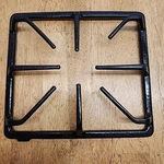Gas Range Burner Grate Small Pice Broken Off Heavy Stove Square 8.625 X 9.625. Fixed Price $22.50.