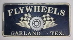 Vintage 1950S/60S Car Club Plaque Stylized Emblem Co. Ca. Flywheels Garland Tex.. Fixed Price $200.00.