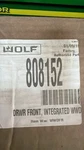 Wolf 808152 Integrated Drawer Front Brushed Stainless Steel Silver Built-in. Fixed Price $250.00.