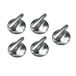 Silver 5PCS Burner Control Knob Replace Part For Magic Chef Gas Cooktop Stove. Fixed Price $19.03.
