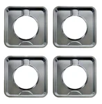 Kitchen Basics 101 Made In The Usa SGP-400 Pack Chrome Square Gas Range Pan. Fixed Price $11.00.