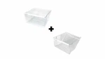 Middle + Bottom Crisper Pan Compatible With Whirlpool 2188656 2188664. Fixed Price $68.98.