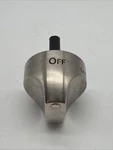 Stainless Gas Range Burner Control Knob WB03K10265 Oem Stove Replacement. Fixed Price $12.00.