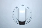 Whirlpool Range Oven Burner Knob White Kip 5B05. Fixed Price $10.50.