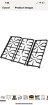WB31X27151 Side Grates WB31X27150 Center Replacement For Ge WB31X24736. Fixed Price $49.99.