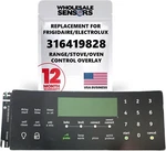 Frigidaire/electrolux 316419828 Replacement Range/stove/oven Control Overlay. Fixed Price $16.10.