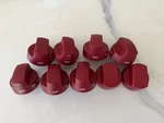 Wolf Red Knob Set Dual Fuel - 9 Piece (7 X Kip 5J42 / 5K43). Fixed Price $249.00.