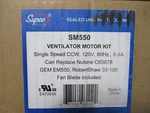 Supco SM550 Ventilator Motor Kit Single Speed Ccw Bathroom Fan. Fixed Price $17.99.