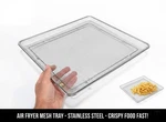 Lg Air Fry Rack/shelf For Oven, 17.4" X 15.8" - Stainless Steel AHT75334402. Fixed Price $49.99.