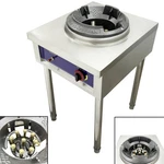 10" Commercial Lpg Gas Stove High-temp Single Burner Wok W/FAN*1. Fixed Price $302.68.