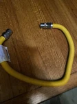 Flextron Stainless Steel Yellow Gas Appliance Connector 1" Od By 36" Yc. Fixed Price $25.00.