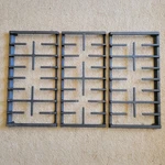 Range Oven Stove Cast Iron Burner Grates Set Of 3- 295D1410P001. Fixed Price $168.90.