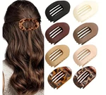 4 Pcs Flat Hair For Women, Lay Down Claw Strong Hold Square Acce. Fixed Price $10.80.